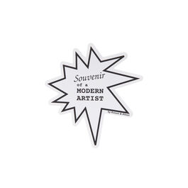 Souvenir of a Modern Artist sticker